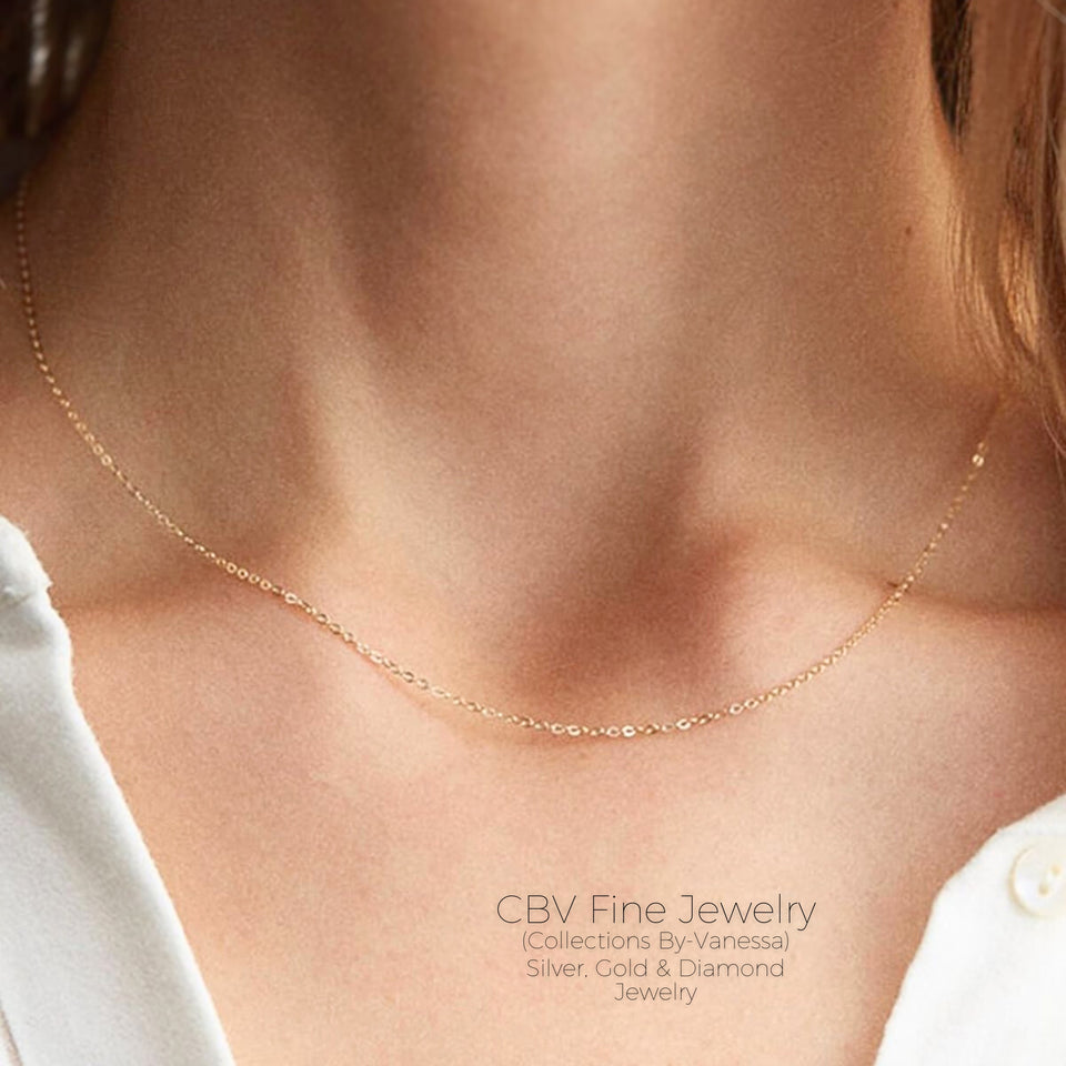 CBV Fine Tauco Chain Necklace | Pawnable | Real 18k Gold