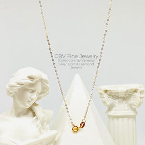 CBV Fine Tauco Chain Necklace | Pawnable | Real 18k Gold
