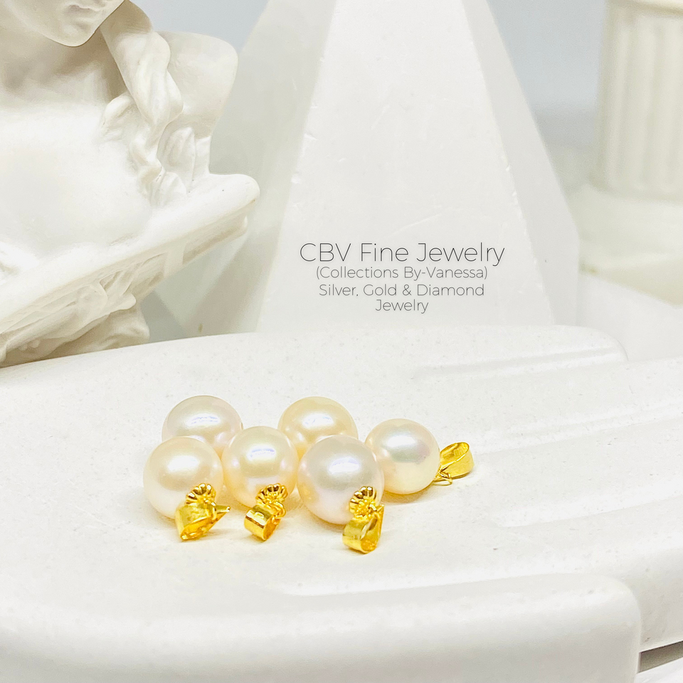 Classy Pearl Necklace | Real 18k Gold | Real Water Pearl