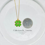 St. Patrick Necklace | Pawnable | Real 18k Gold | 18 inches