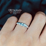 Silver Croissant Ring | Premium Sterling Silver