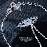 Dazzling Evil Eye Necklace | Premium Sterling Silver