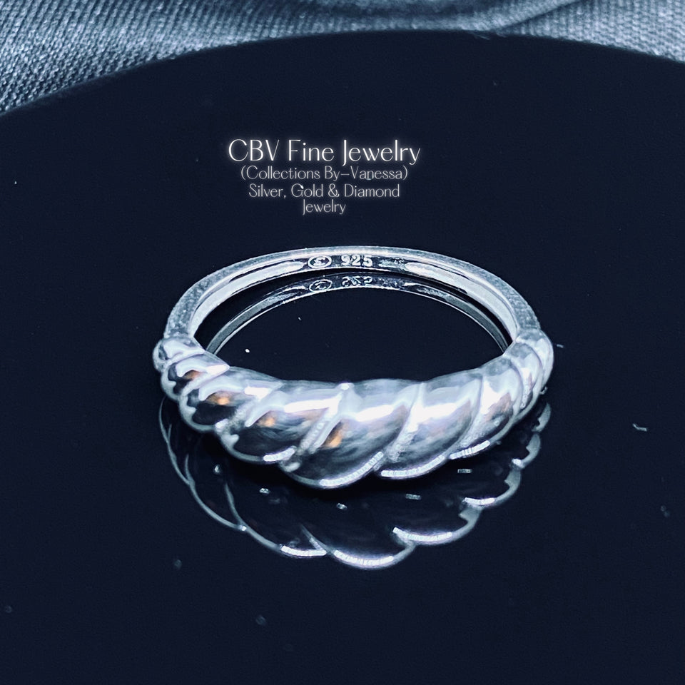 Silver Croissant Ring | Premium Sterling Silver