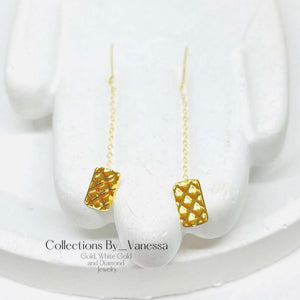 CBV TikTak Earrings | Real 18k Gold