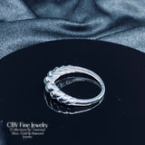 Silver Croissant Ring | Premium Sterling Silver