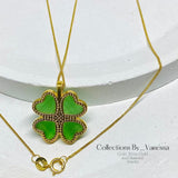 St. Patrick Necklace | Pawnable | Real 18k Gold | 18 inches