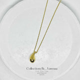Plain Teardrop Pendant | Real 18k Gold | Pawnable