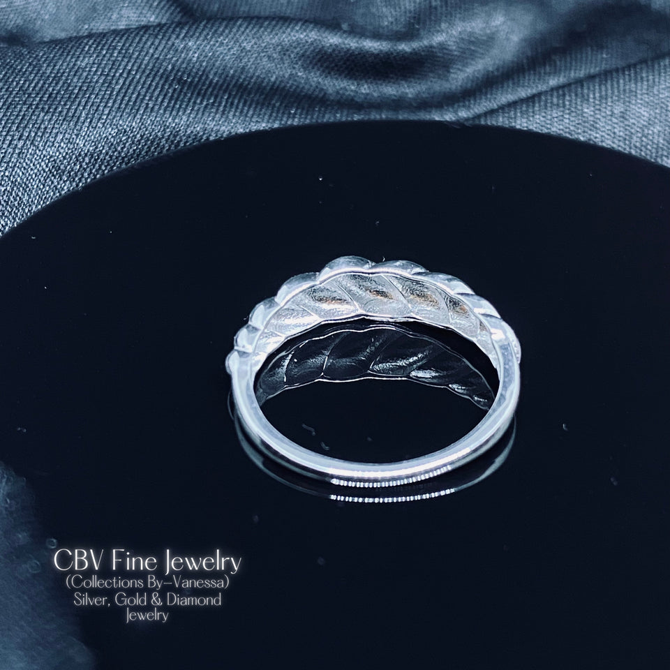Silver Croissant Ring | Premium Sterling Silver