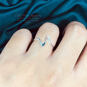 Wave Ring | Unisex | Premium Sterling Silver