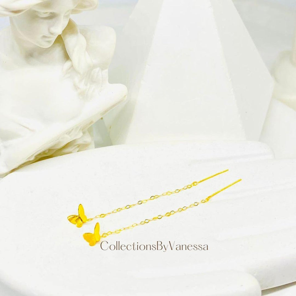 CBV TikTak Earrings | Real 18k Gold