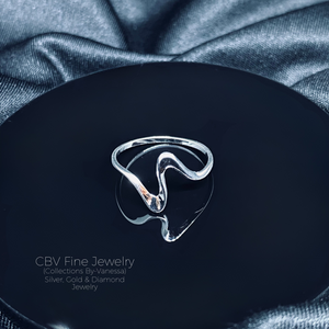 Wave Ring | Unisex | Premium Sterling Silver