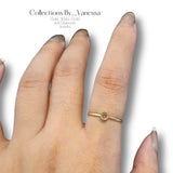Birth Gemstone Ring | Pawnable | Real 18k Gold