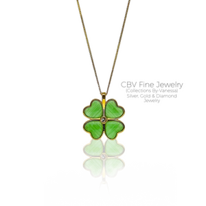 St. Patrick Necklace | Pawnable | Real 18k Gold | 18 inches