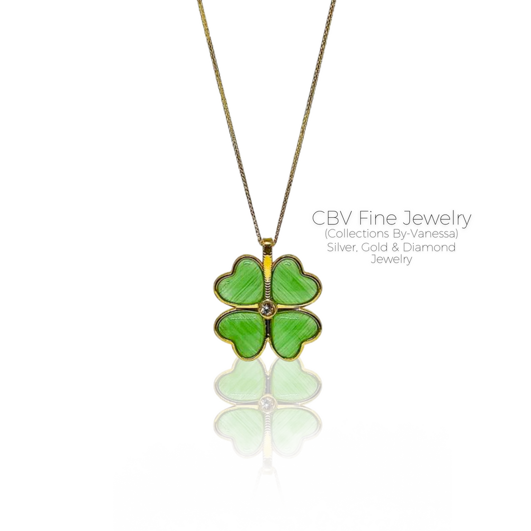 St. Patrick Necklace | Pawnable | Real 18k Gold | 18 inches
