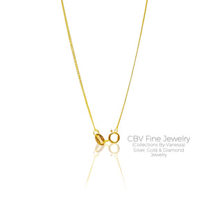 CBV Japan Style Chain Necklace | Pawnable | Real 18k Gold