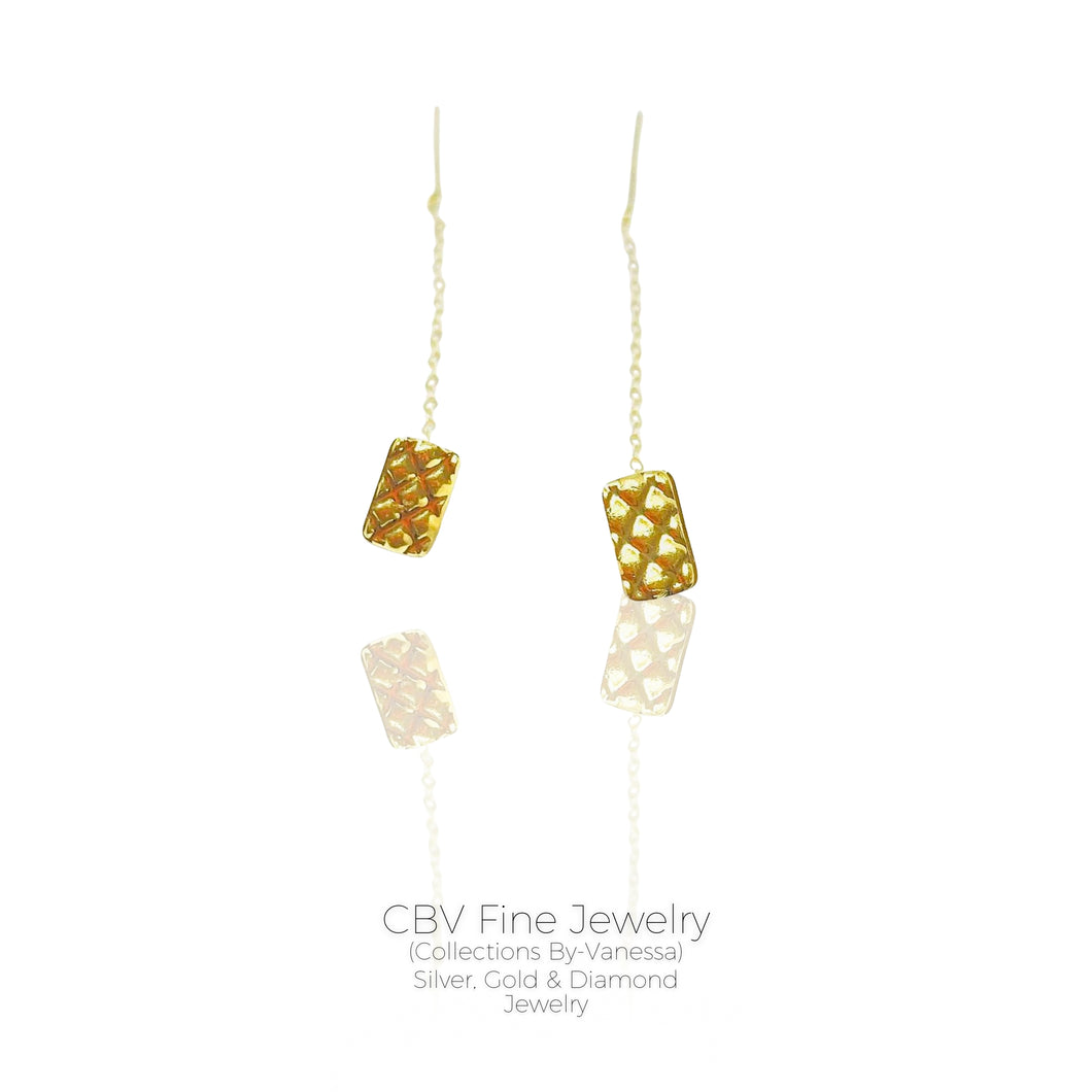 CBV TikTak Earrings | Real 18k Gold